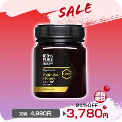 �_�ڋʏ��i 24��OFF�@8/31�܂Ł^100%PURE NEWZEALAND HONEY MANUKA UMF10+ (MGO263mg/kg)�}�k�J�n�j�[ 250g 1�y�͂��݂�/�j���[�W�[��