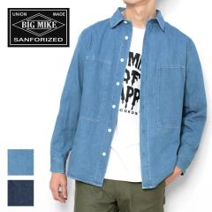 BIG MIKE �f�j���V���c �����Y �f�j�� ���[�e�B���e�B L/S�V���c �r�b�O�}�C�N ���� �V���c ������� �r�b�N�}�C�N �����E�H�b�V�� �_�[