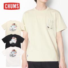 CHUMS `X S[AEghA|PbgTVc Go Outdoor Pocket T-Shirt CH01-2348  Y  TVc ubN zCg v[