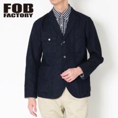 FOB FACTORY GtI[r[t@Ng[ DENIM ENGINEER JKT fjGWjA F2434 fjWPbg GW Y WPbg Cg