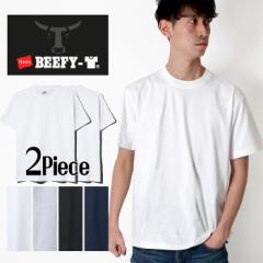 y10%OFF+P2{zy2PIECEz Hanes BEEFY-T wCY r[tB[  TVc [Lot/H5180-2] TVc pbNTVc 2g 2Zbg