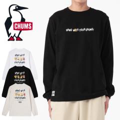 CHUMS �`�����X ���~�[�u���b�V���h�����O�X���[�uT�V���c CH01-2876 �����Y ���� T�V���c M-XL �u���b�N �z���C�g �A�b�V���O���[ �o�b