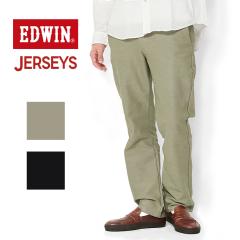 EDWIN �G�h�E�B�� JERSEYS �W���[�W�[�Y ���M�����[�X�g���[�g JM803 �����Y �p���c ���N �X�g���b�` �����₷�� �x�[�W�� �u���b�N �l�C