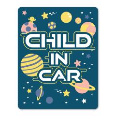 �ԃX�e�b�J�[ �F���Ƙf�� CHILD IN CAR �`���C���h�C���J�[ �ԃ}�O�l�b�g�X�e�b�J�[ �䂤�p�P�b�g�Ή�210�~�`