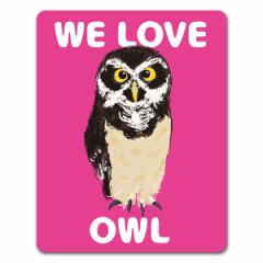 ԃ}OlbgXebJ[ 䂤pPbgΉ210~`tNE WE LOVE OWL tNECJ[ ybgCJ[ 