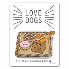 }OlbgXebJ[ 䂤pPbgΉ210~`LOVEDOGS Miniature Dachshund Donut D ~j`A_bNXth h[ic