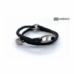 wakami J~ uXbg 2strand ancor bracelets WA20020 black ubN jZbNX ɋ jp Ăɂ tFA\g
