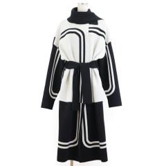 yiz HERMES GX jbg R[g KE 2021AW BRIDES de GALA LONG COAT Tpn JV~100 fB[X TCY 38 u