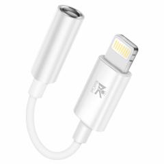 RoiCiel iPhone Lightning - 3.5 mmヘッドフォンジャックアダプタ イヤホン オーディオアダプタ 変換アダプタ【音楽+通話+ワイヤーコント