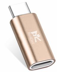RoiCiel LightningからType-Cへアルミニウム合金製変換アダプター/変換コネクターライトニング to タイプC usb-c 変換アダプタ iphone充