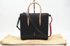 ☆安心の3大保証☆ ABランク ≪Christian Louboutin クリスチャン ルブタン/2WAYバッグ≫ 3175110 パロマ スモール スパイクスタッズ レ