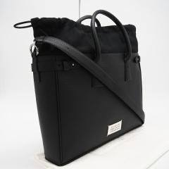 ��3���ȓ��ԕi�� �ɔ��i MAISON MARGIELA ���]���}���W�F�� ���U�[ 5AC Daily 2WAY�o�b�O SB1WD0001 2way�g�[�g�o�b�O �u���b�N ���U�[