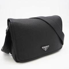 ��3���ȓ��ԕi�� ���i PRADA �v���_ ���U�[ �g���C�A���O�����S �V�����_�[�o�b�O 2VD075 �V�����_�[�o�b�O �u���b�N �J�[�t���U�[ ��