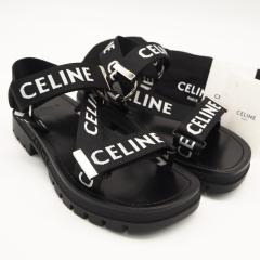 ��3���ȓ��ԕi�� �ɔ��i CELINE �Z���[�k ���I �X�g���b�s�[ �X�g���b�v �W���K�[�h���S �T���_�� 7.5 24 346742208C38A �T���_�� �u��