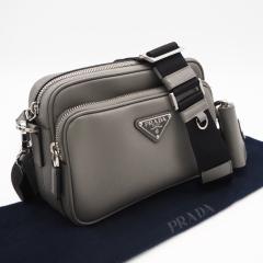 ��3���ȓ��ԕi�� �ɔ��i PRADA �v���_ �T�t�B�A�[�m���U�[ �V�����_�[�o�b�O 2VH170 �V�����_�[�o�b�O �O���[ �T�t�B�A�[�m �����Y