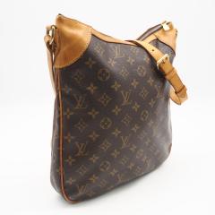 ��3���ȓ��ԕi��  LOUIS VUITTON ���C�E���B�g�� ���m�O���� �I�f�I��PM M56390 �V�����_�[�o�b�O �u���E�� �x�[�W�� �R�[�e�B���O�L��