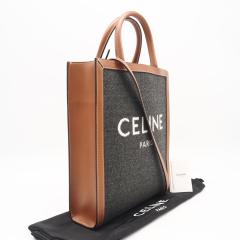 ��3���ȓ��ԕi�� �ɔ��i CELINE �Z���[�k �R�b�g�� ���U�[ �e�L�X�^�C�� �X���[���o�[�e�B�J���J�o 192082ENU.09BE 2way�n���h�o�b�O 