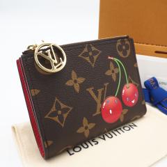��3���ȓ��ԕi�� �ɔ��i LOUIS VUITTON ���C�E���B�g�� LV �u���[�� �~�j �g���t�H�[���h �E�H���b�g M13420 ��܂���z �u���E�� �x