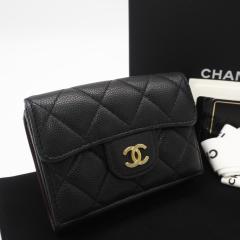��3���ȓ��ԕi�� ���i CHANEL �V���l�� �L���r�A�X�L�� �}�g���b�Z �R���p�N�g�E�H���b�g AP0230 �O�܂���z �u���b�N �L���r�A�X�L