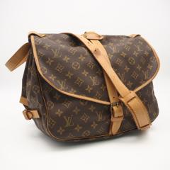 ��3���ȓ��ԕi��  LOUIS VUITTON ���C�E���B�g�� ���m�O���� �\�~���[��35 M42254 �V�����_�[�o�b�O �u���E�� �x�[�W�� �R�[�e�B���O�L
