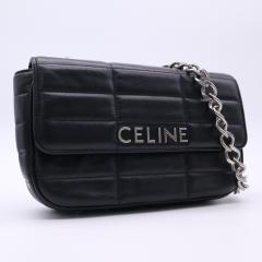 ��3���ȓ��ԕi�� ���i CELINE �Z���[�k �J�[�t�X�L�� ���m�N���[�� �`�F�[���V�����_�[�o�b�O 111273EYD �V�����_�[�o�b�O �u���b�N �J