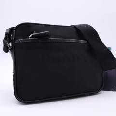 ��3���ȓ��ԕi�� ���g�p PRADA �v���_ �e�X�[�g �T�t�B�A�[�m �i�C���� �V�����_�[�o�b�O NERO 2VH144 �V�����_�[�o�b�O �u���b�N �i�C
