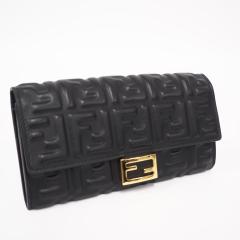 ��3���ȓ��ԕi�� ���g�p FENDI �t�F���f�B ���U�[ �o�Q�b�g �R���`�l���^���E�H���b�g 8M0251 �����z �u���b�N �����X�L�� ���f�B�[�X