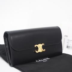 ��3���ȓ��ԕi�� ���i CELINE �Z���[�k �g���I���t ���[�W�E�H���b�g 10E313DPV �����z �u���b�N �J�[�t���U�[ ���f�B�[�X