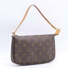 ��3���ȓ��ԕi��  LOUIS VUITTON ���C�E���B�g�� ���m�O���� �|�V�F�b�g �A�N�Z�\���[�� M51980 �n���h�o�b�O �u���E�� �x�[�W�� �R�[
