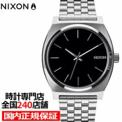 NIXON ニクソン Time Teller タイムテラー A045000-00 メンズ レディース 腕時計 電池式 アナログ 3針 ブラック ダイヤル シルバー メタ