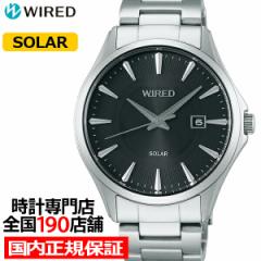 セイコー WIRED ワイアード NEW STANDARD ニュースタンダード AGAD410 メンズ 腕時計 ソーラー ブラック