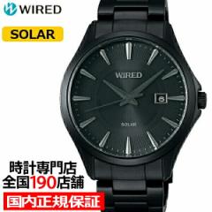 セイコー WIRED ワイアード NEW STANDARD ニュースタンダード AGAD412 メンズ 腕時計 ソーラー ブラック