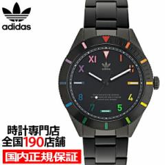 adidas アディダス FASHION ファッション EDITION THREE エディション スリー AOFH22056 メンズ 腕時計 クオーツ 電池式 ブラック