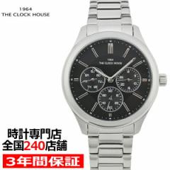 ザ・クロックハウス MBC5005-BK1A ビジネスカジュアル メンズ 腕時計 クオーツ ステンレス ブラック リーズナブル THE CLOCK HOUSE