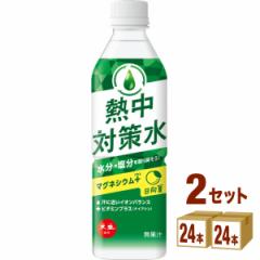 在庫処分 赤穂化成 熱中対策水 日向夏味 ペットボトル500ml×24本×2ケース (48本) 飲料 賞味期限2025年6月30