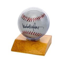 �E���g���v��(UltraPro) �T�C���{�[���P�[�X ���C�g�E�b�h��� (#81208) Light Wood Base Baseball Holder