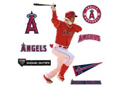 ��J�ĕ� Fathead �X�e�b�J�[�V�[�g �o�b�e�B���O / Shohei Ohtani Fathead Batting Teammate wall decals 7/16����
