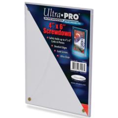 Ultra Pro (�E���g���v��) 4x6 �X�N�����[�_�E�� (4 X 6 Screwdown Holder) UP-81206