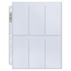 �E���g���v�� (Ultra Pro) 6�|�P�b�g �V�[�g #206D | 6-Pocket Platinum Page with 2-1/2" X 5-1/4" Pockets