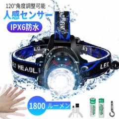 LEDwbhCg USB[d Px CREE L2 邢1800[ lZT[ h h IPX6h 120px\ Y[@\ d o