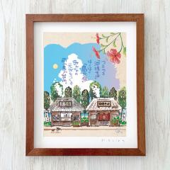 �O���t�B�b�N�A�[�g �Ǌ|�� ������� �G�� �z�t�� �V�z�j�� �a���� �v���[���g ���̍� No.029 / ���ꂻ�΂Ɠ����� L�T�C�Y