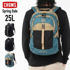 CHUMS �`�����X �����b�N�T�b�N �X�v�����O�f�[�� 25L �o�b�N�p�b�N �f�C�p�b�N ���C���J�o�[�t �n�C�h���[�V�����Ή� �A�E�g�h�A �o�R 