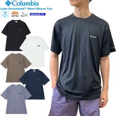 �y�Z�[��5%OFF�z Columbia �R�����r�A ����T�V���c ���C�N �A���[�w�b�h �V���[�g�X���[�u�e�B�[ �z������ ��p �⊴ �h�L ���O���΍� UP