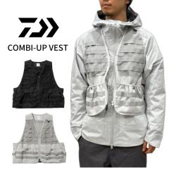 DAIWA �_�C�� COMBI-UP VEST �t�B�b�V���O�x�X�g �ނ� �h�� ���� �͂��� �ʋC�� ���@�\ �拭 �c�C���f�� �A���O���[ �ނ� �k���ނ� ���A