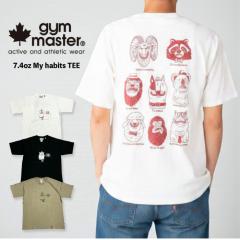 gym master �W���}�X�^�[ ����T�V���c My habits TEE �A�E�g�h�A �L�����v �t�F�X �ނ� ������� �J�W���A�� ���� ���j�[�N �A�j�}�� 