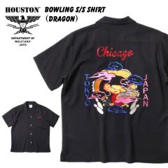 Houston �q���[�X�g�� �{�E�����O�V���c BOWLING S/S SHIRT (DRAGON) �J�� �J�W���A�� �A���J�W �h���S�� �� �� �a�� �����V���c ���]�[