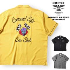 �y�Z�[��30%OFF�z Houston �q���[�X�g�� �{�E�����O�V���c BOWLING S/S SHIRT (CONCORD) �����V���c �J�� �J�W���A�� �A���J�W ���]�[�g 
