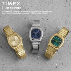 TIMEX �^�C���b�N�X E-Line Automatic �������� �A�i���O �r���v 50m�h�� �I�[�g�}�`�b�N �G�N�X�p���V�����x���g �����Y ���f�B�[�X �M