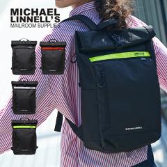MICHAEL LINNELL }CPl Roll Top Backpack [gbv obNpbN bN obO Y fB[X ubN ML-035 2
