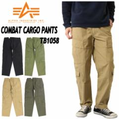 ALPHA INDUSTRIES At@ C_Xg[Y  COMBAT CARGO PANTS TB1058 RbgbvXgbv Robg 100 ~^[ 